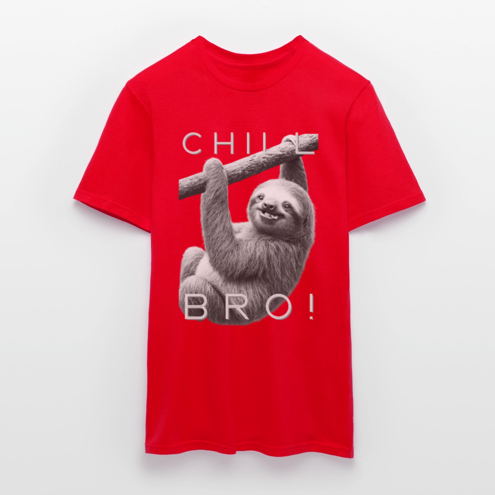 Chill Bro! - Männer T-Shirt - Rot
