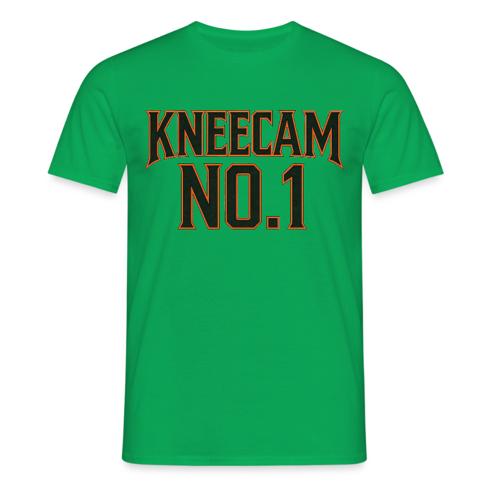 Technoviking-Kneecam No1. - Männer T-Shirt - Kelly Green
