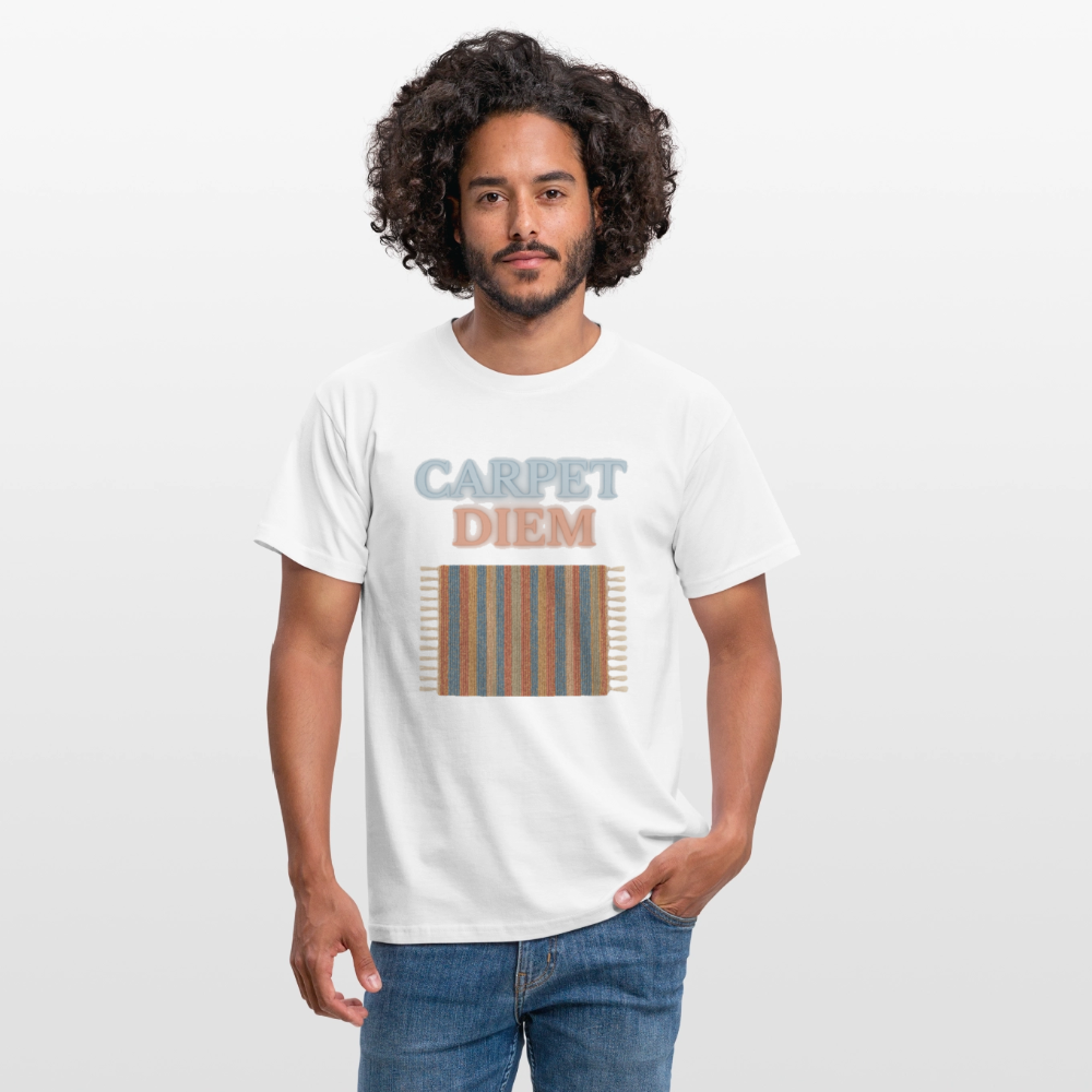 Carpet Diem - Männer T-Shirt - Weiß