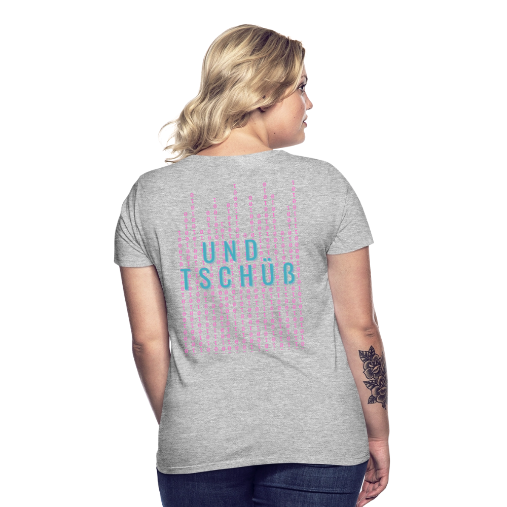 Und Tschüß Metaversum - Frauen T-Shirt - Grau meliert
