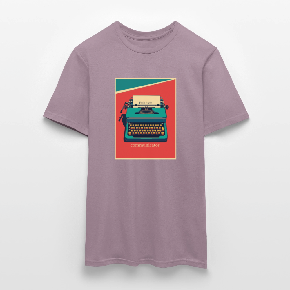 communicator Fick dich - Männer - T-Shirt - Lilagrau 