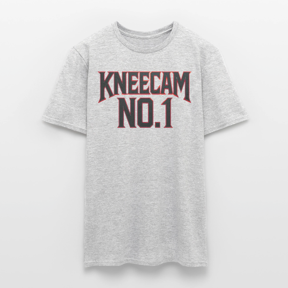 KNEECAM No. 1 - Männer T-Shirt - Grau meliert