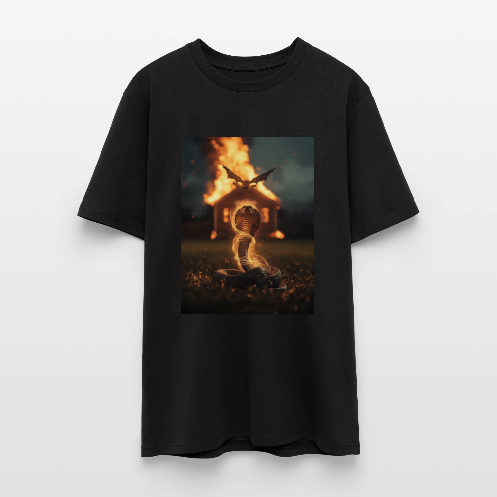 Burning Snake - Stanley/Stella Unisex Bio-T-Shirt CREATOR - Schwarz