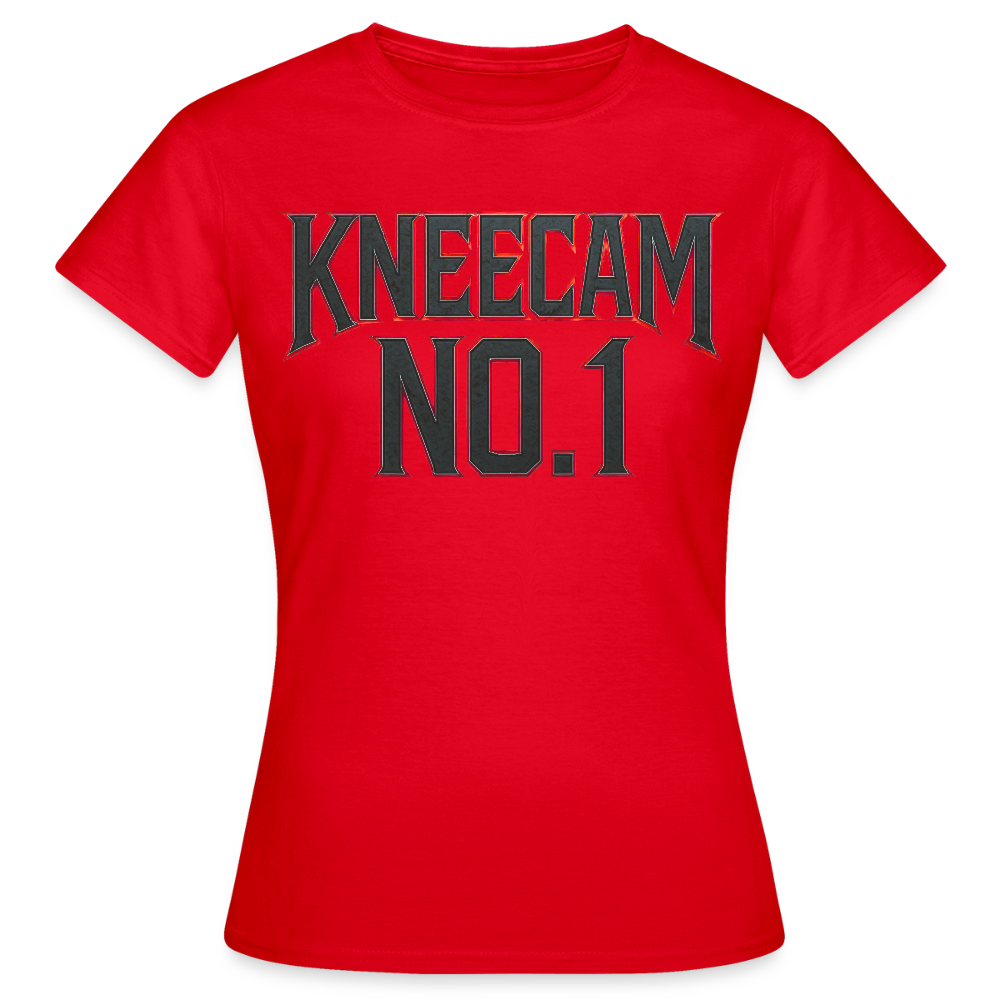 KNEECAM No. 1 – Frauen T-Shirt - Rot