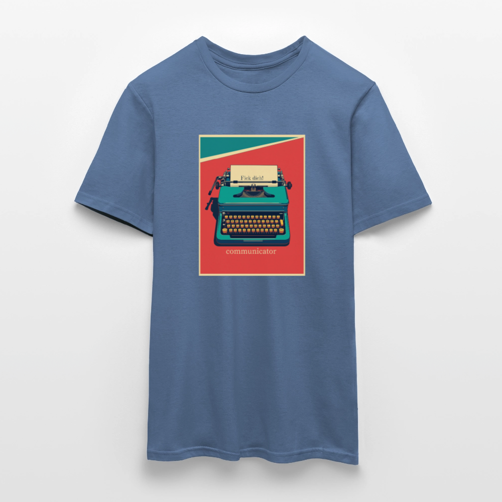 communicator Fick dich - Männer - T-Shirt - Taubenblau 