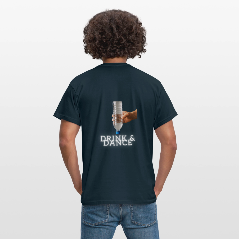 Technoviking drink & dance - Männer T-Shirt - Navy