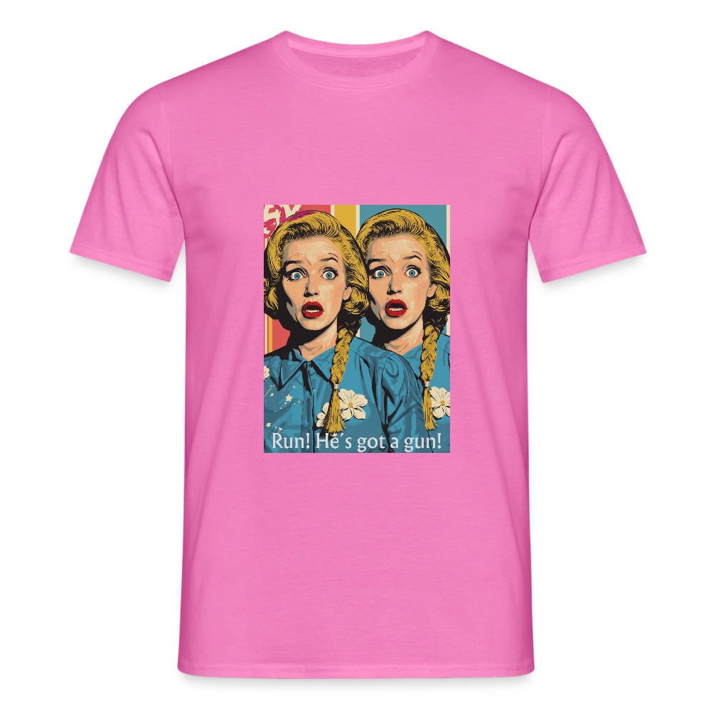 Gemeinsamer Schrei - Männer T-Shirt - Pink