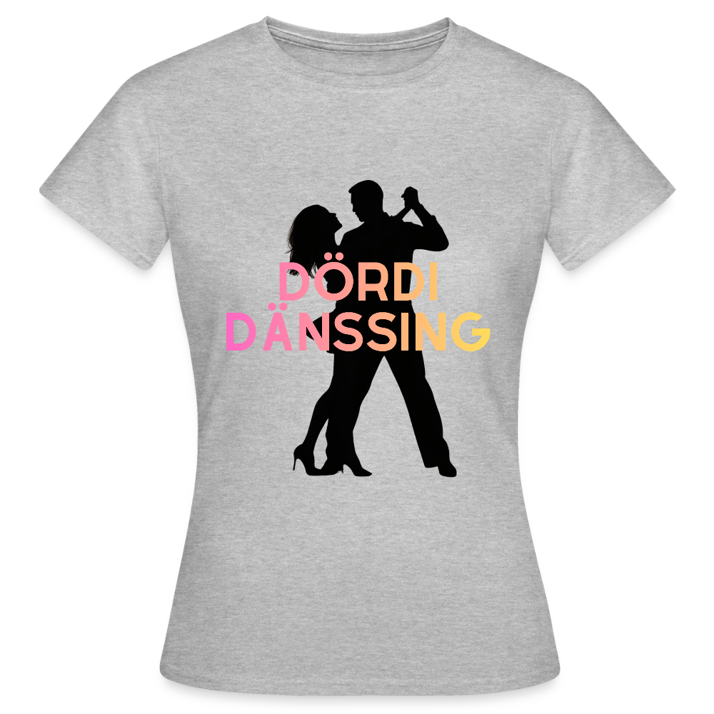Dördi Dänssing - Frauen T-Shirt - Grau meliert