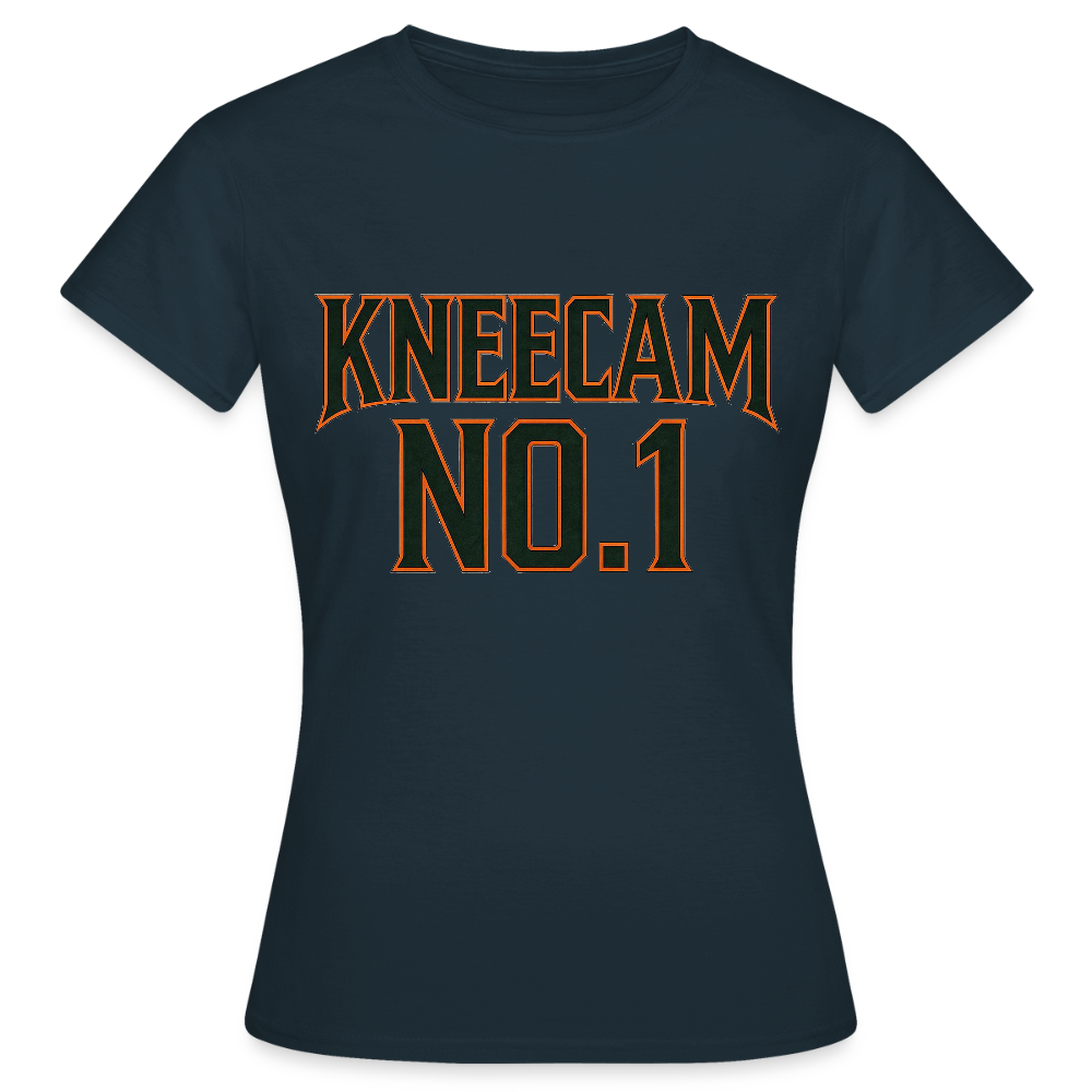 Technoviking-Kneecam No1. - Frauen T-Shirt - Navy
