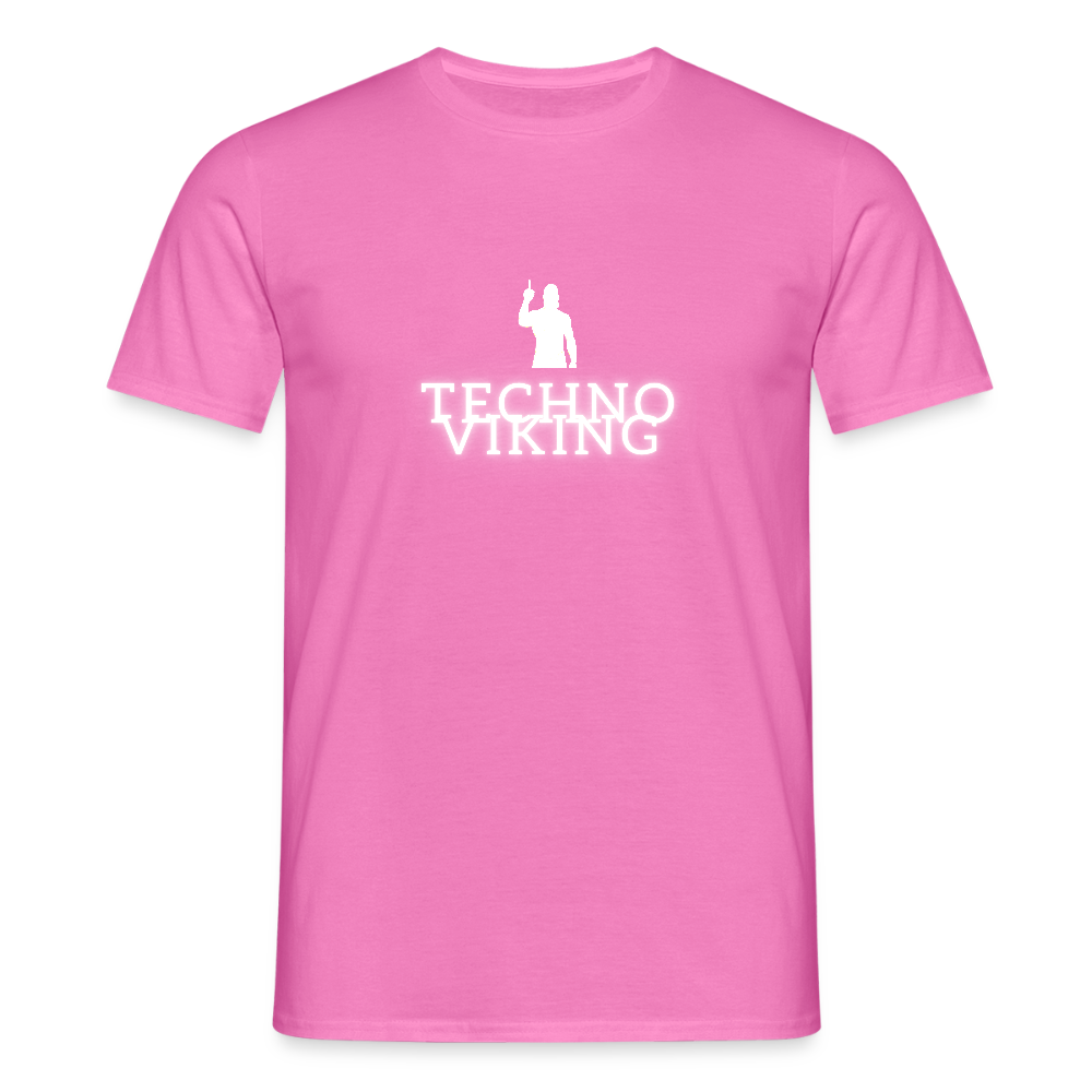 Technoviking drink & dance - Männer T-Shirt - Pink