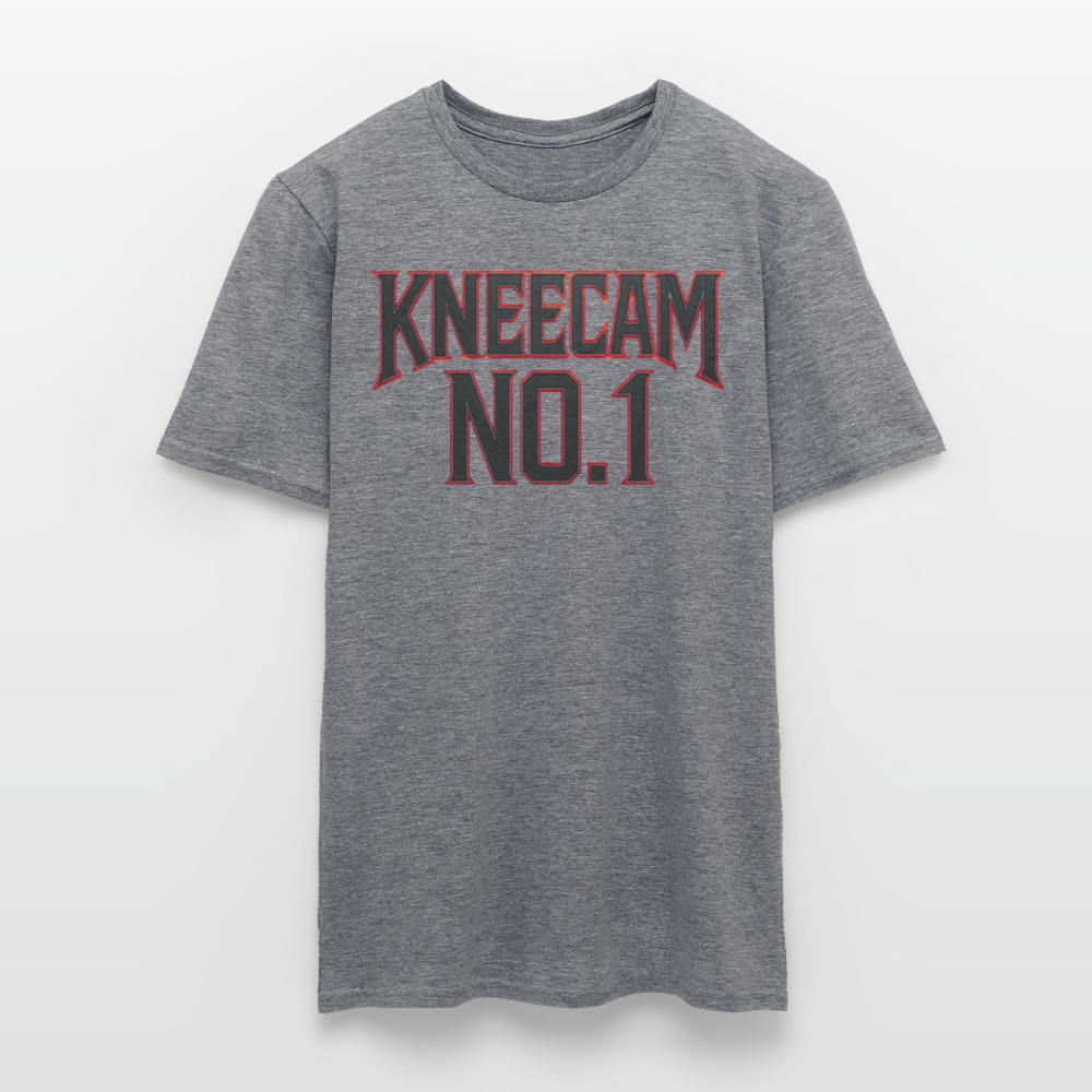 KNEECAM No. 1 - Männer T-Shirt - Graphit meliert