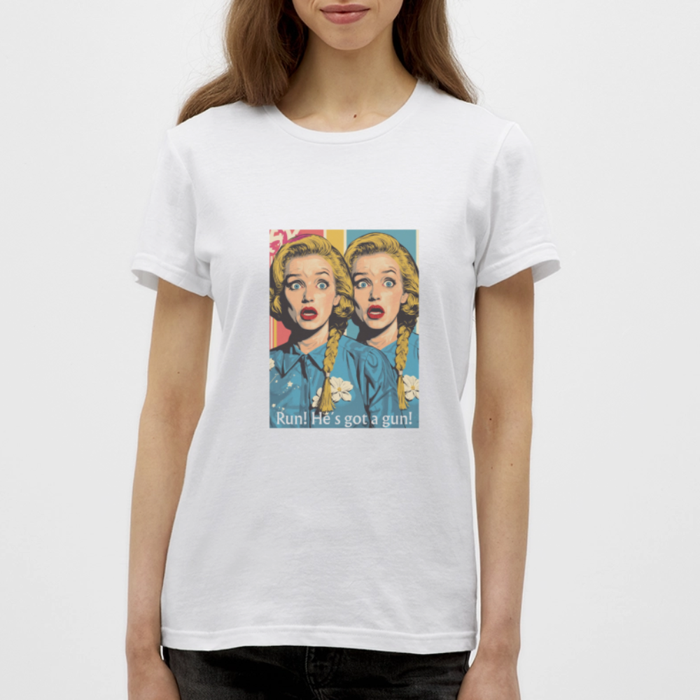 Gemeinsamer Schrei  - Frauen T-Shirt - Weiß