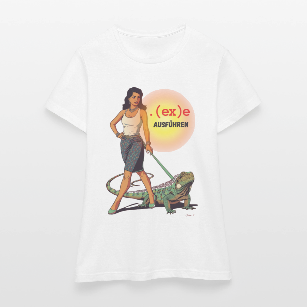 .(ex)e ausführen - Frauen T-Shirt - Weiß