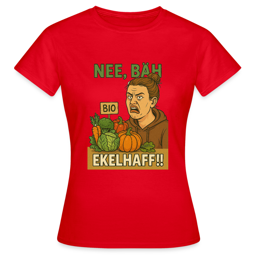 Frauentausch ekelhaff - Frauen T-Shirt - Rot