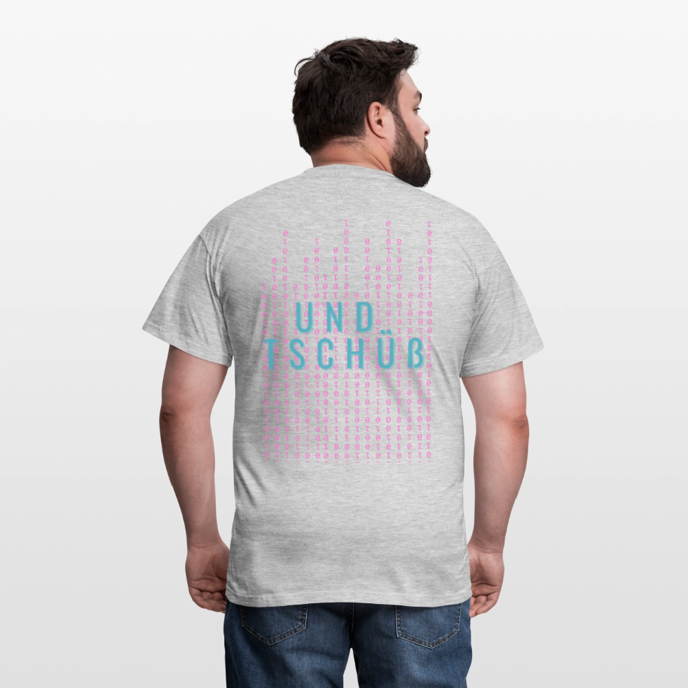 Und Tschüß Metaversum - Männer T-Shirt - Grau meliert