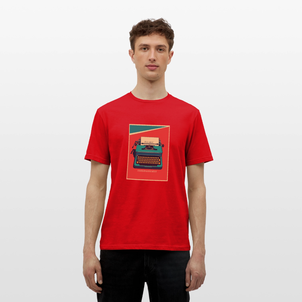 communicator Fick dich - Männer - T-Shirt - Rot