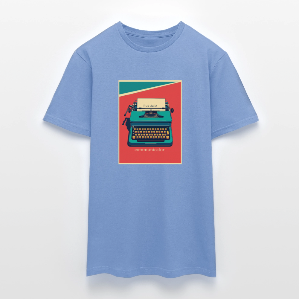 communicator Fick dich - Männer - T-Shirt - carolina blue