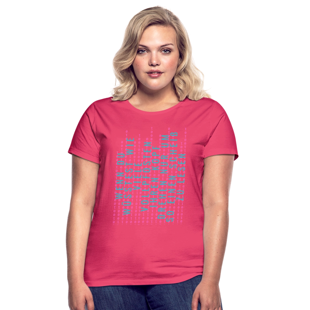 Und Tschüß Metaversum - Frauen T-Shirt - Azalea