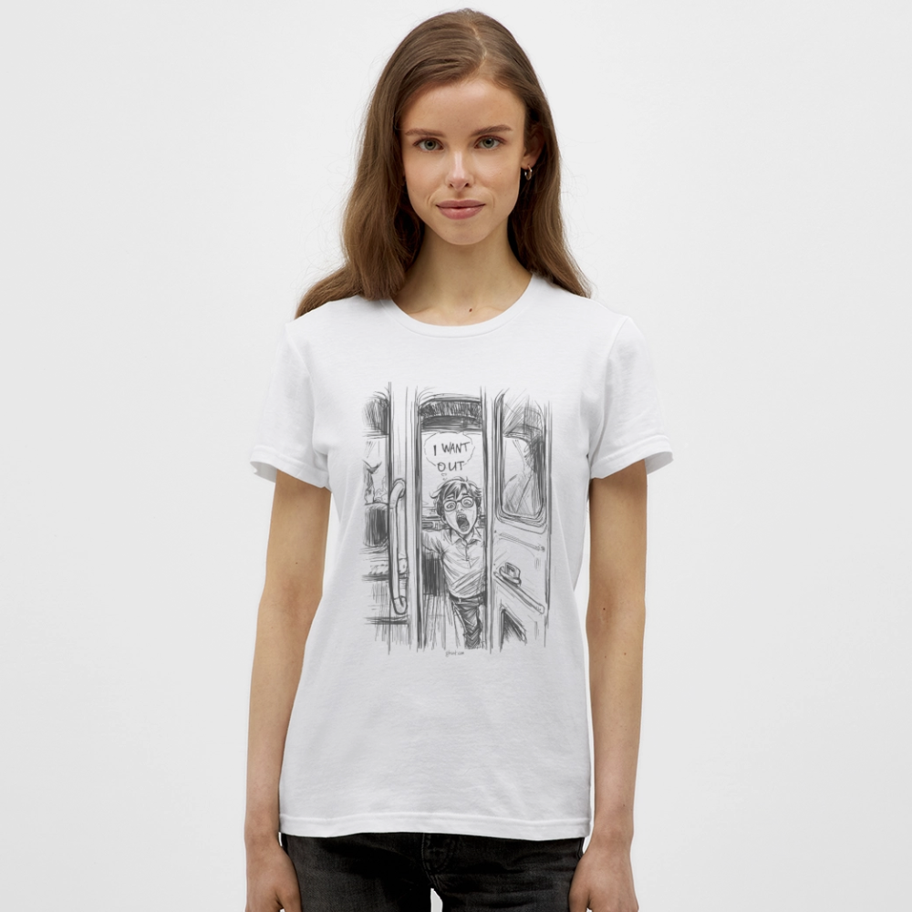 I want out - Frauen T-Shirt - Weiß