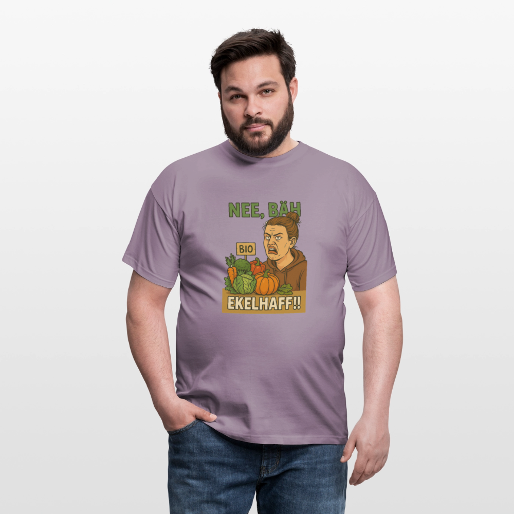 Frauentausch ekelhaff - Männer T-Shirt - Lilagrau 