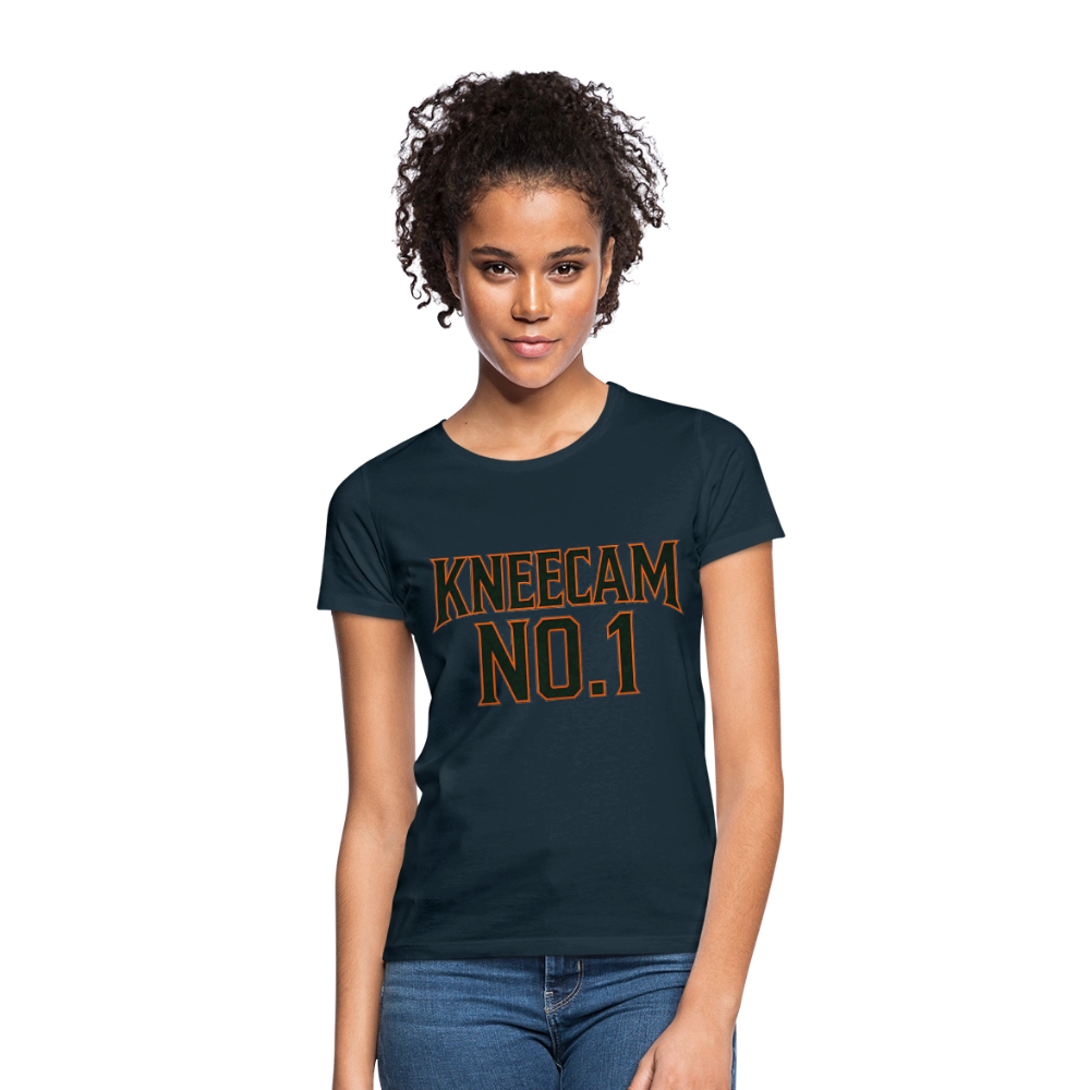 Technoviking-Kneecam No1. - Frauen T-Shirt - Navy