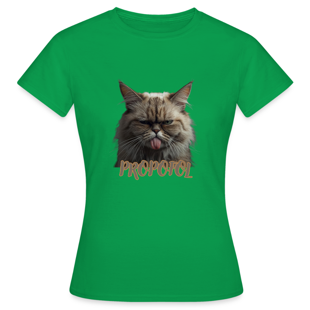 Propofol Cat - Frauen T-Shirt - Kelly Green