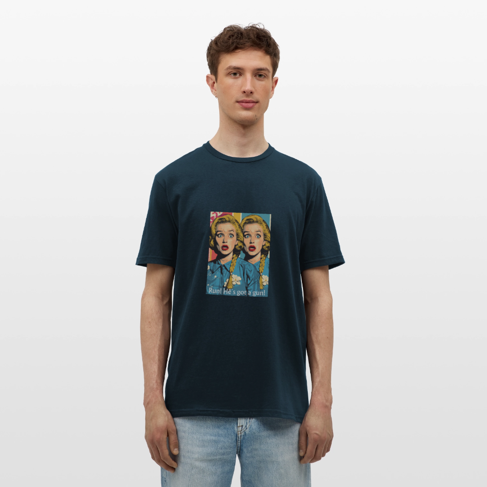 Gemeinsamer Schrei - Männer T-Shirt - Navy