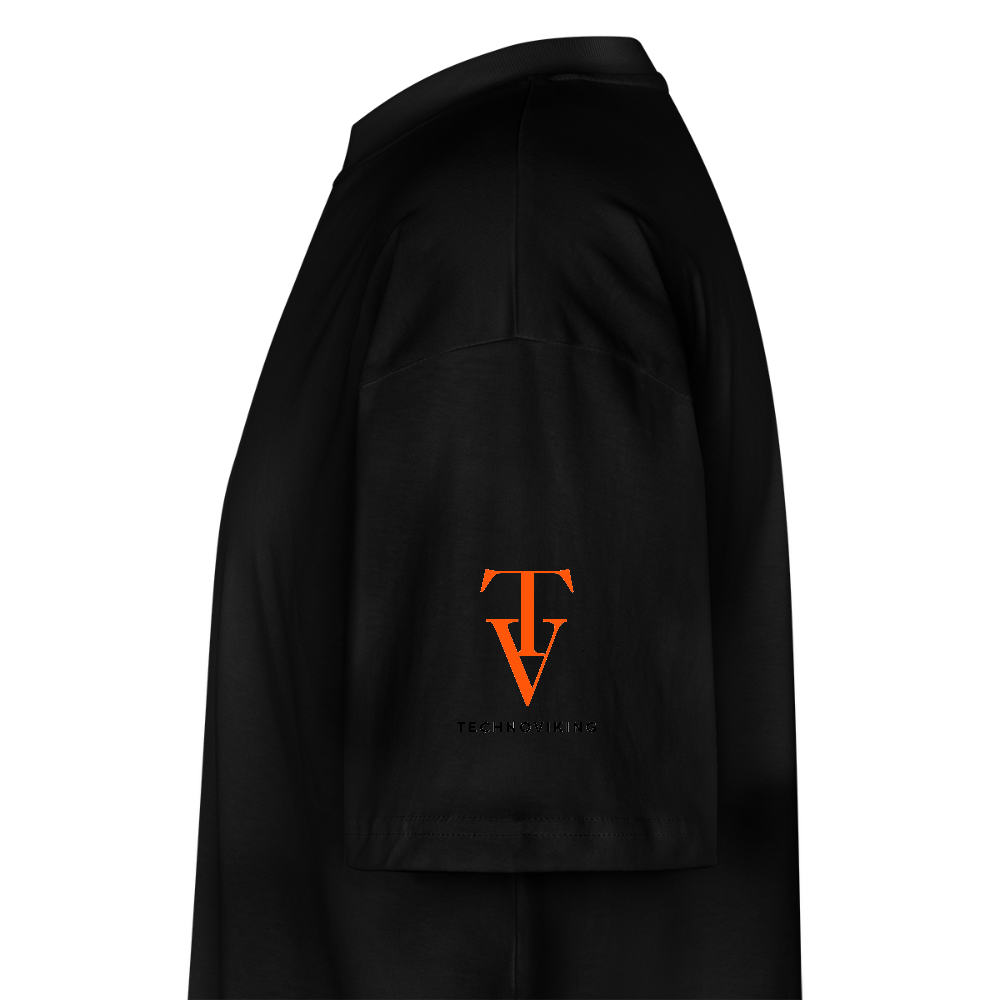 Technoviking-Kneecam No1. - Stanley/Stella Oversized Unisex Bio T-Shirt Blaster - Schwarz