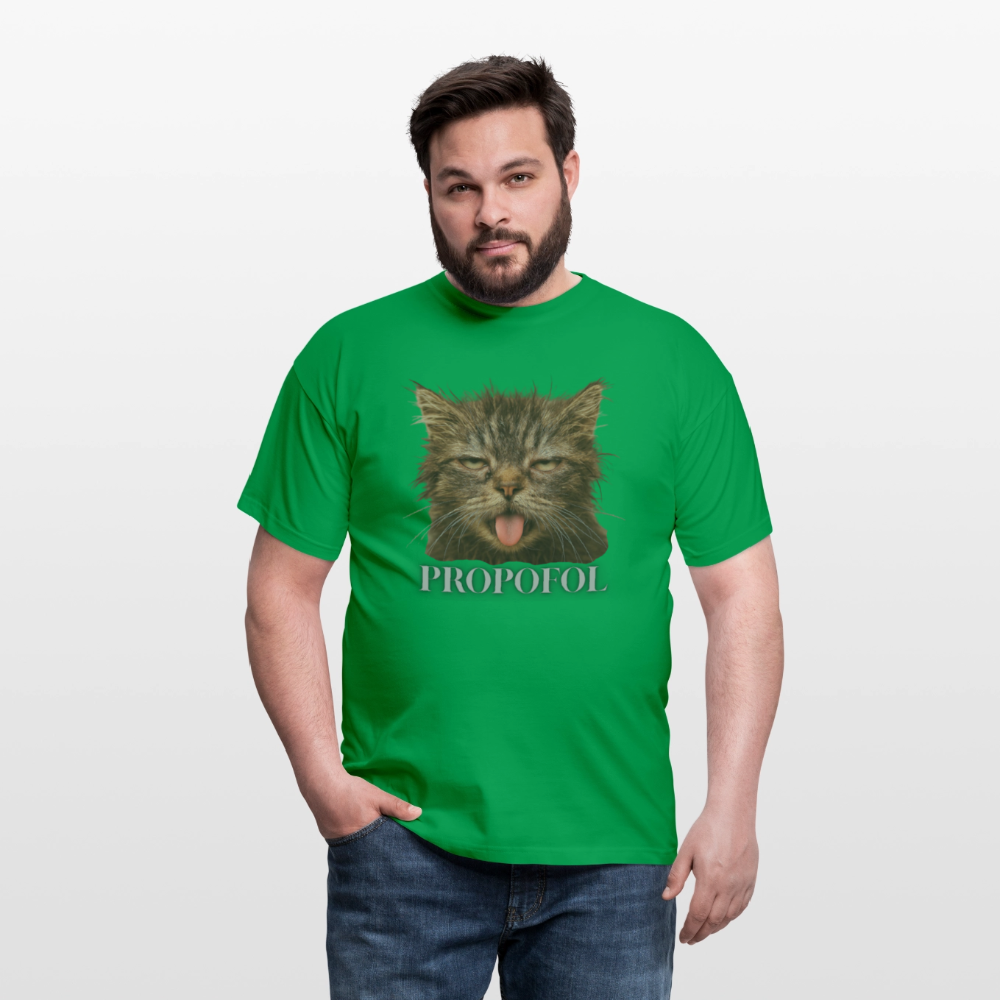 Grumpy Cat - Männer T-Shirt - Kelly Green
