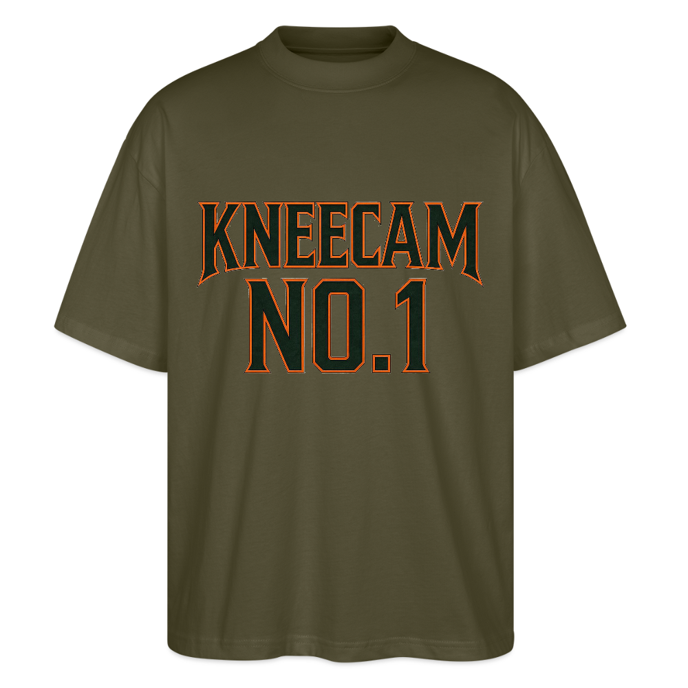 Technoviking-Kneecam No1. - Stanley/Stella Oversized Unisex Bio T-Shirt Blaster - Khaki