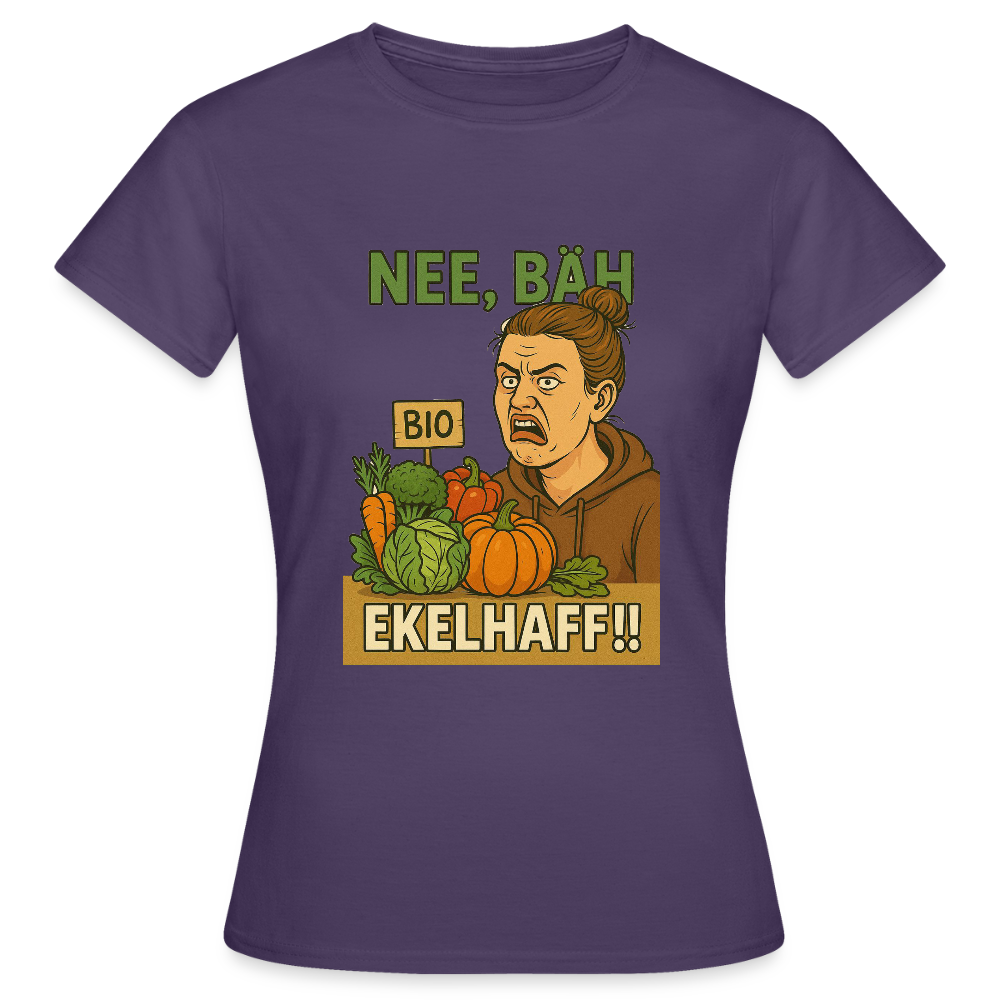 Frauentausch ekelhaff - Frauen T-Shirt - Dunkellila