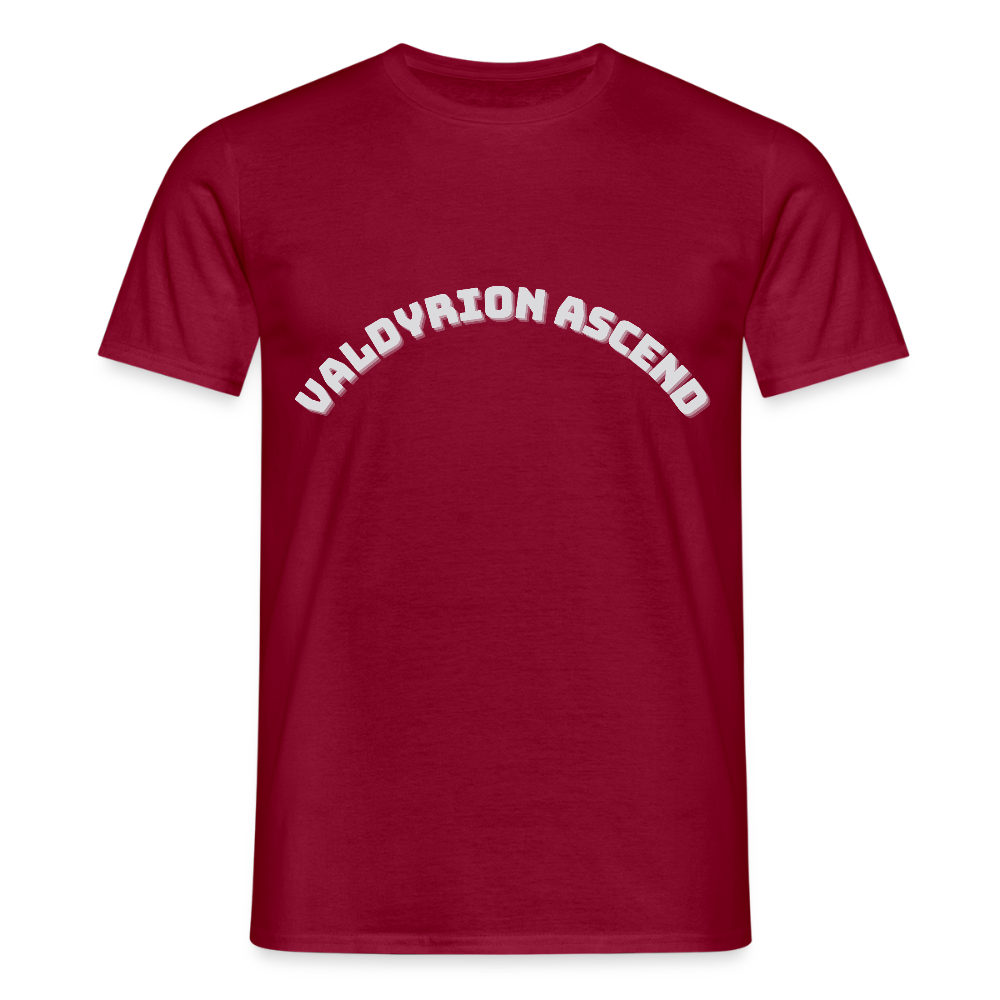 Valdyrion Ascend  - Männer T-Shirt - Ziegelrot