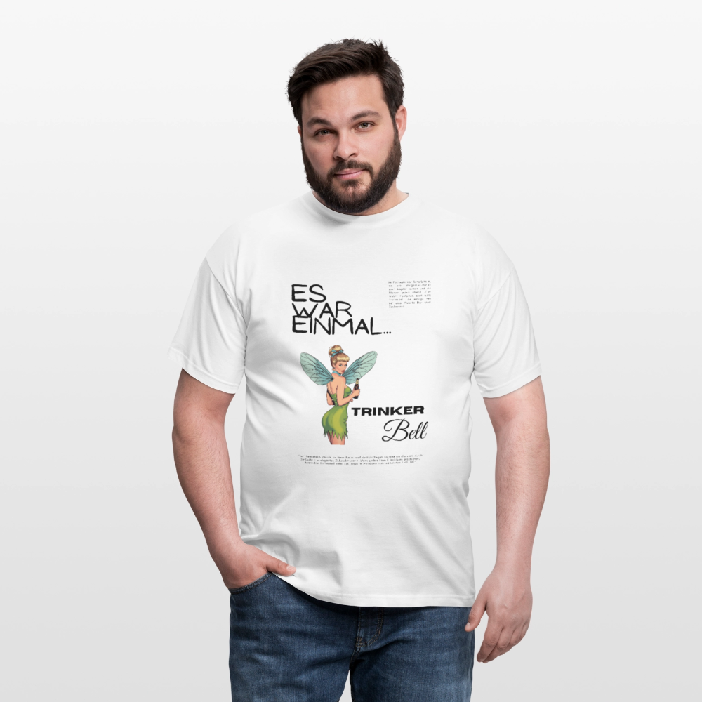 Trinkerbell - Männer T-Shirt - Weiß