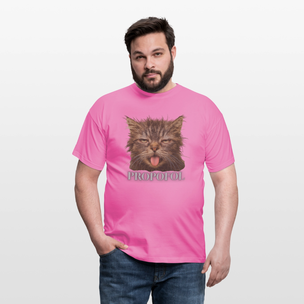 Grumpy Cat - Männer T-Shirt - Pink