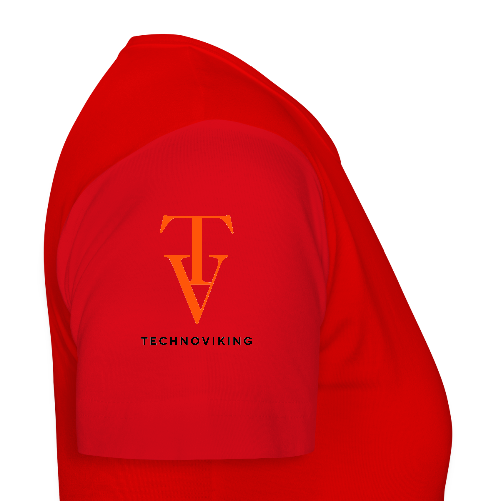 Technoviking rescue moment - Frauen T-Shirt - Rot