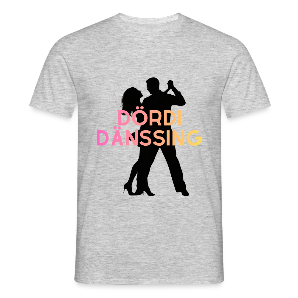 Dördi Dänssing - Männer T-Shirt - Grau meliert