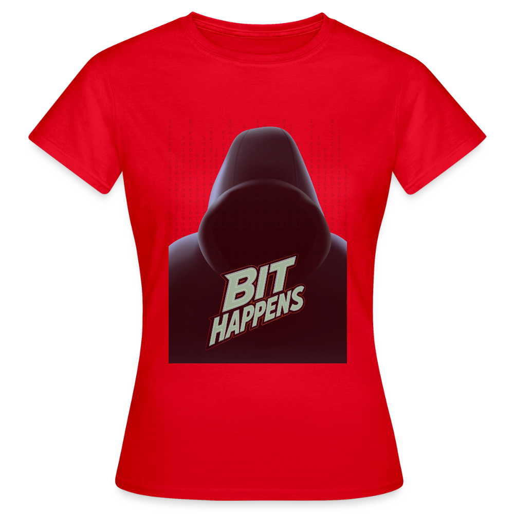 Bit Happens - Frauen T-Shirt - Rot