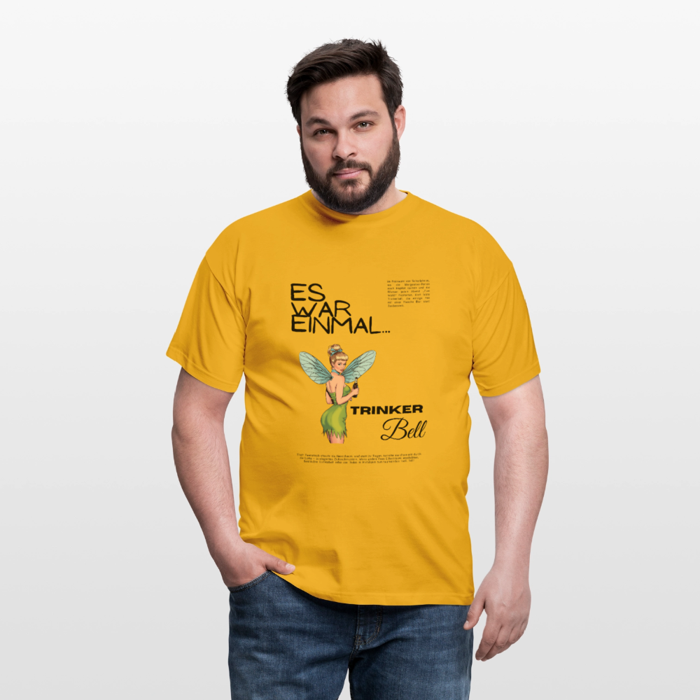 Trinkerbell - Männer T-Shirt - Gelb