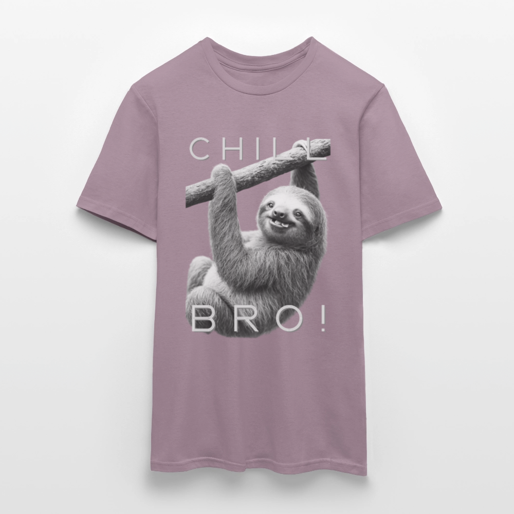 Chill Bro! - Männer T-Shirt - Lilagrau 