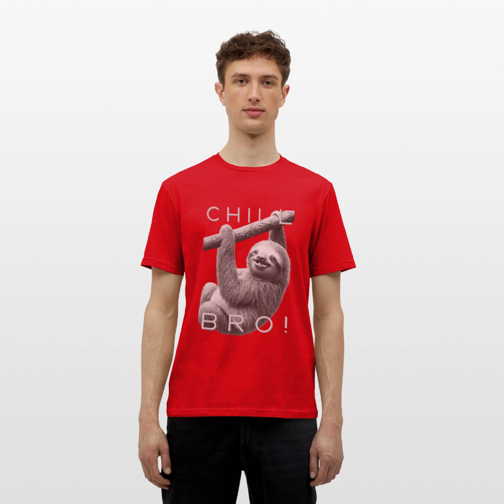 Chill Bro! - Männer T-Shirt - Rot