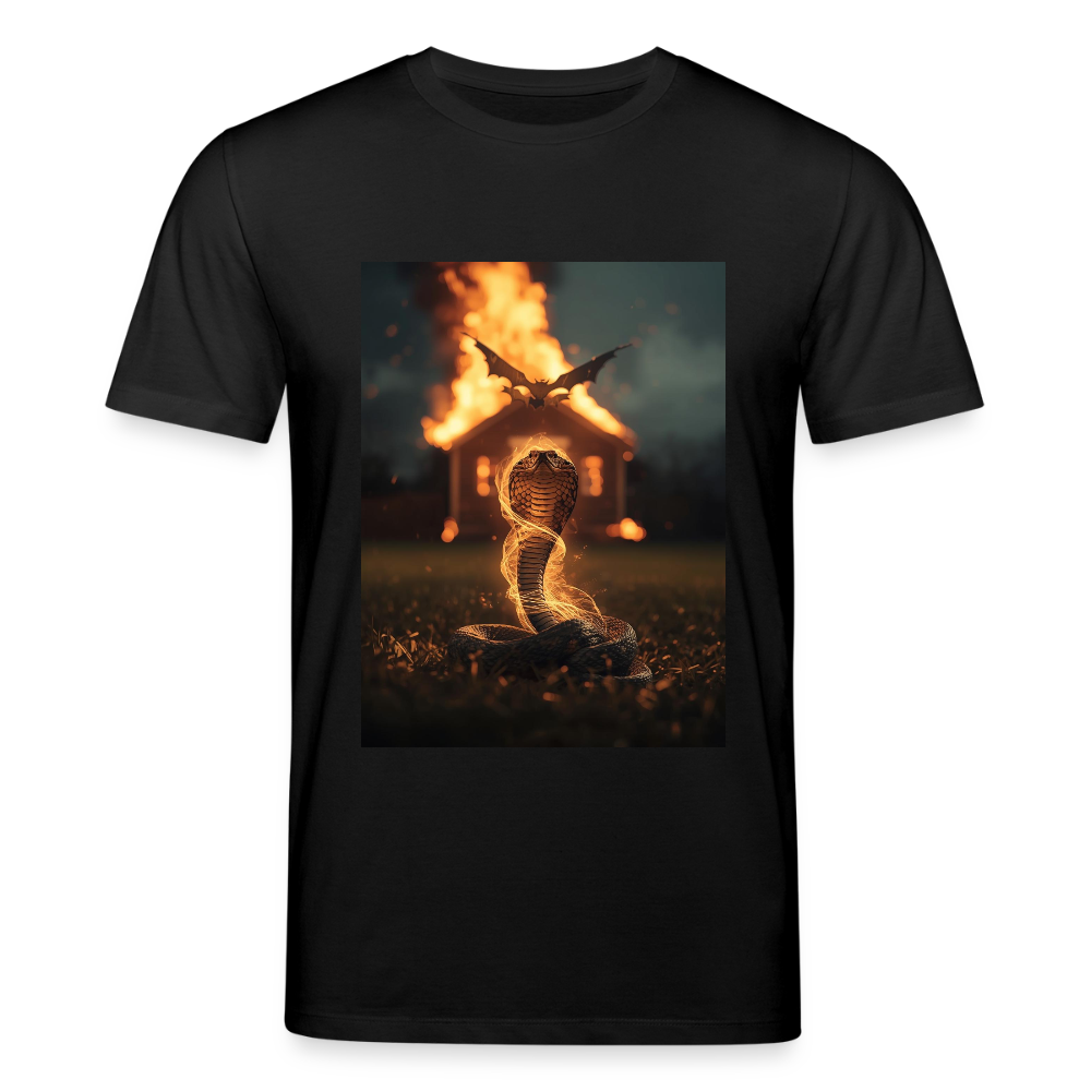 Burning Snake - Stanley/Stella Unisex Bio-T-Shirt CREATOR - Schwarz