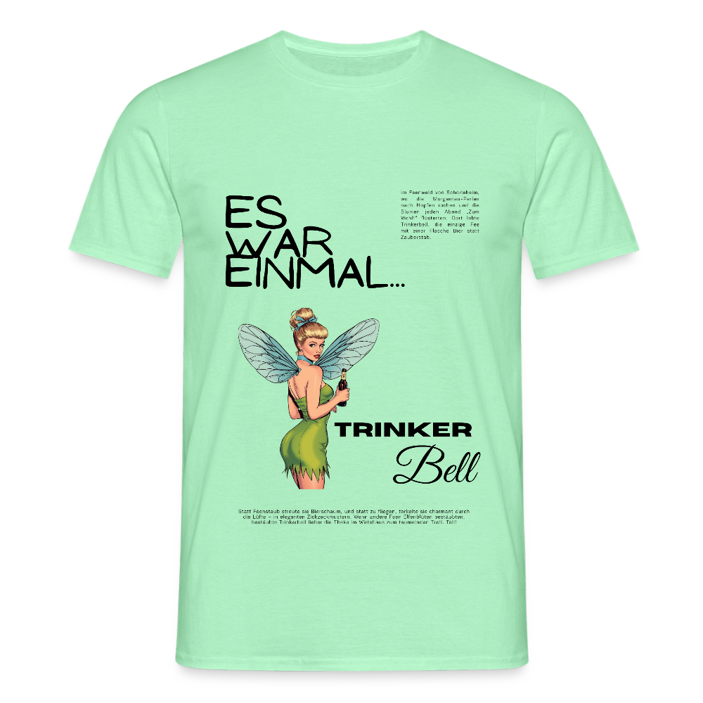 Trinkerbell - Männer T-Shirt - Mintgrün