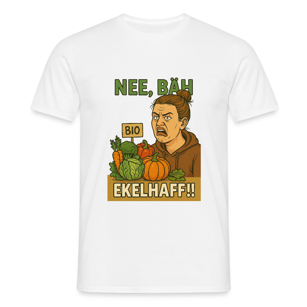 Frauentausch ekelhaff - Männer T-Shirt - Weiß