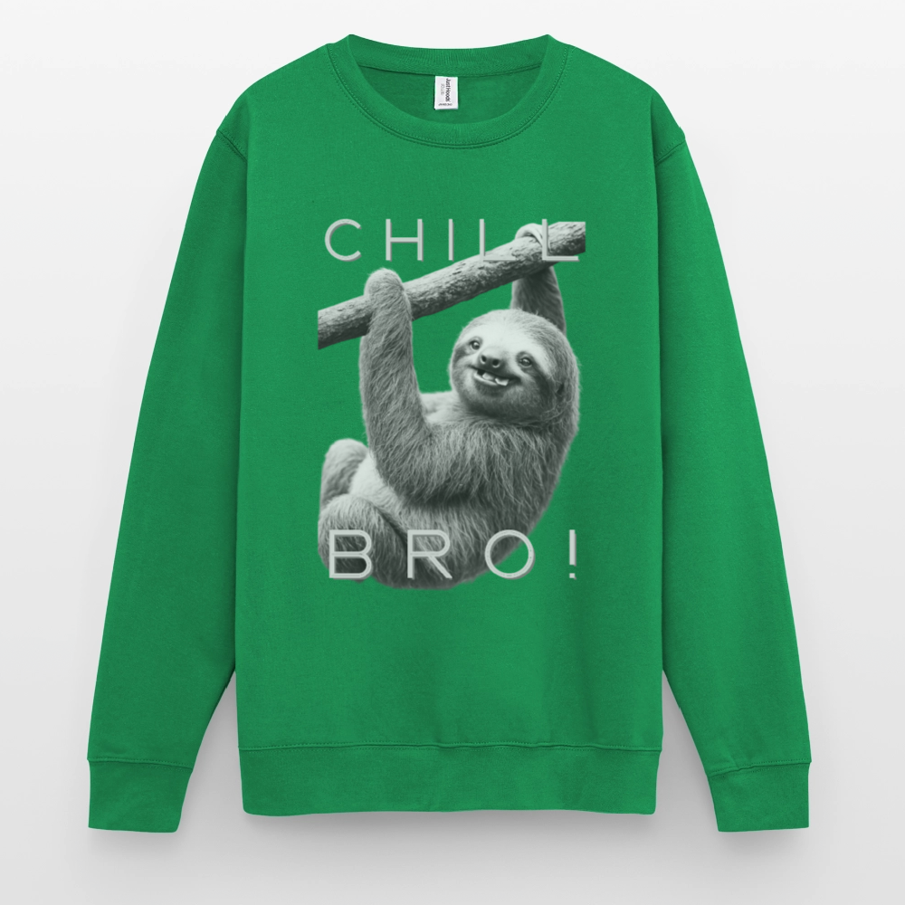 Chill Bro! - Unisex Pullover - Kelly Green