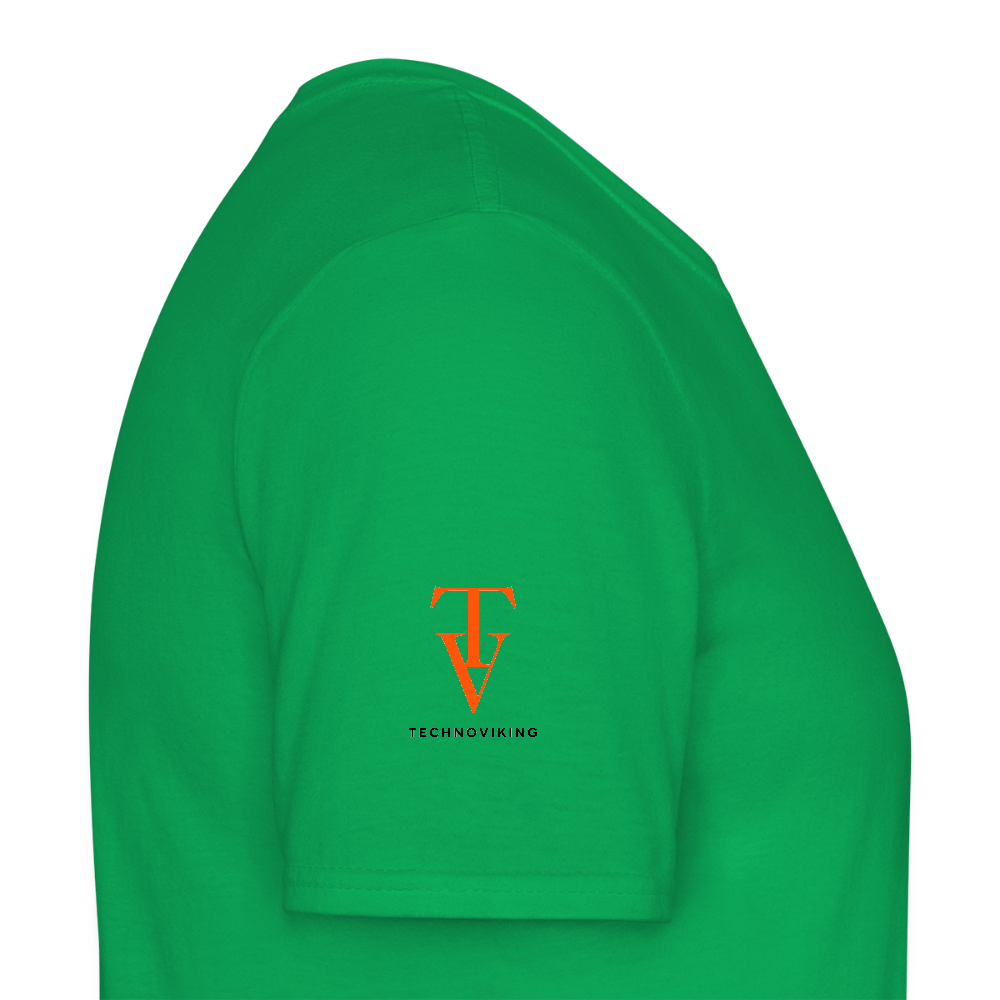 Technoviking-Kneecam No1. - Männer T-Shirt - Kelly Green