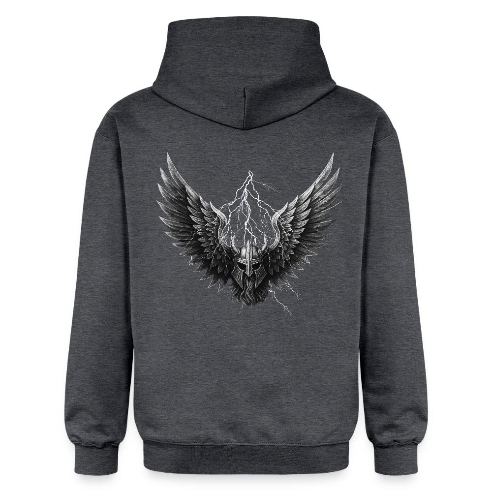 Valdyrion Ascend - Gildan Unisex Softstyle® Midweight Hoodie - Dunkelgrau meliert