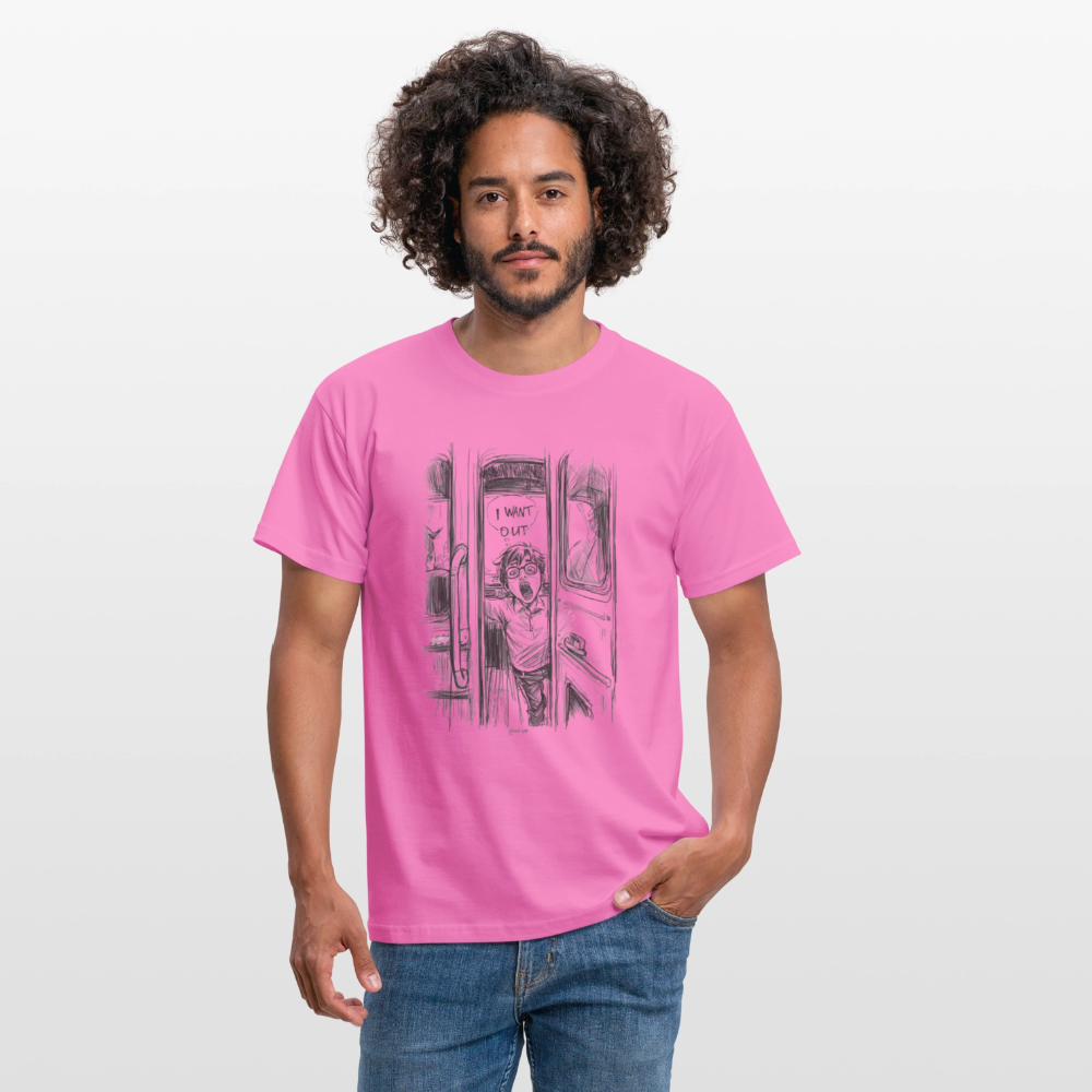 I want out - Männer T-Shirt - Pink