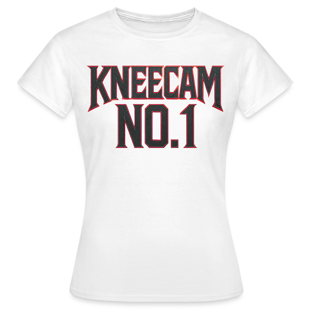 KNEECAM No. 1 – Frauen T-Shirt - Weiß