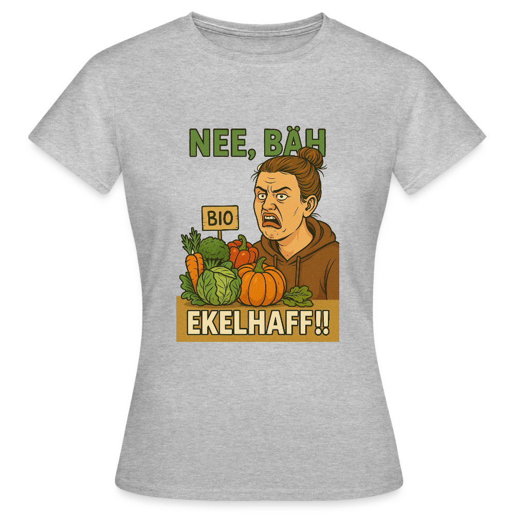 Frauentausch ekelhaff - Frauen T-Shirt - Grau meliert