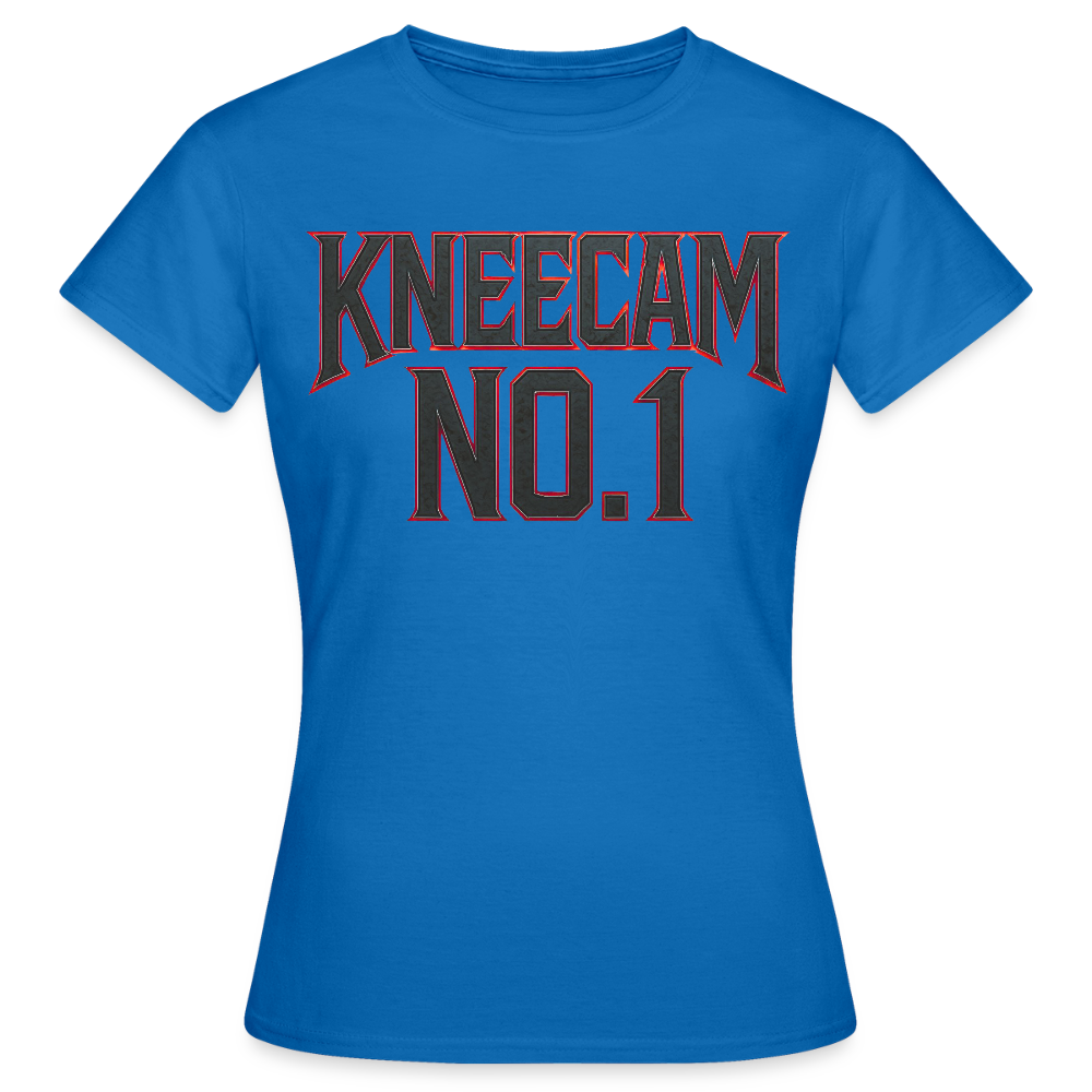 KNEECAM No. 1 – Frauen T-Shirt - Royalblau
